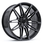 Alu kola Racing Line I0294, 21x8.5 5x112 ET26, černá + tmavé leštění (zátěžová)