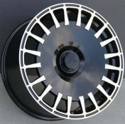 Alu kola Racing Line I0343, 20x8.5 5x112 ET36, černá + leštění (zátěžová)