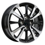 Alu kola Racing Line I0360, 14x5.5 4x100 ET40, černá + leštění