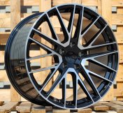 Alu kola Racing Line I0375, 21x9.5 5x130 ET69, černá + leštění (zátěžová)