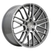 Alu kola Racing Line I0375, 21x9.5 5x130 ET69, šedivá + leštění (zátěžová)
