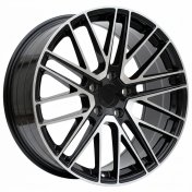 Alu kola Racing Line I0375, 21x11.5 5x130 ET67, černá + leštění (zátěžová)