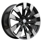 Alu kola Racing Line I1131, 23x10 5x120 ET45, černá + leštění (zátěžová)