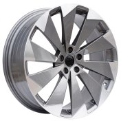 Alu kola Racing Line I1141, 21x8.5 5x112 ET40, šedivá + leštění (zátěžová)