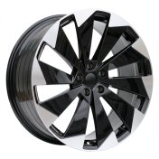 Alu kola Racing Line I1141, 21x8.5 5x112 ET40, černá + leštění (zátěžová)