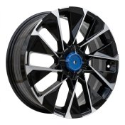 Alu kola Racing Line I2102, 16x6.5 4x100 ET37, černá + leštění