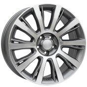 Alu kola Racing Line I2102, 21x9.5 5x120 ET49, šedivá + leštění