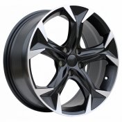 Alu kola Racing Line I5163, 18x8 5x112 ET40, černá matná + leštění