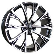 Alu kola Racing Line I5170, 22x9.5 5x112 ET30, černá + leštění