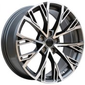 Alu kola Racing Line I5170, 18x8 5x112 ET40, šedivá + leštění