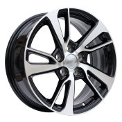 Alu kola Racing Line I5300, 17x7 5x114.3 ET35, černá + leštění