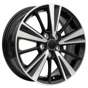 Alu kola Racing Line I5449, 15x6 5x100 ET40, černá + leštění