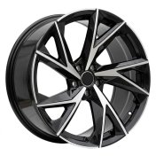 Alu kola Racing Line I5491, 19x8.5 5x112 ET38, černá + leštění