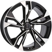 Alu kola Racing Line I5493, 19x8.5 5x112 ET32, černá + leštění