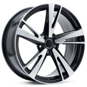 Alu kola Racing Line I5553, 19x8.5 5x112 ET40, černá + leštění