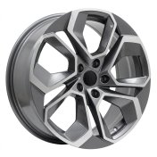 Alu kola Racing Line I5561, 18x8 5x112 ET42, šedivá + leštění