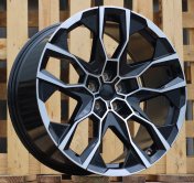 Alu kola Racing Line I5592, 22x10.5 5x112 ET43, černá + leštění (zátěžová)