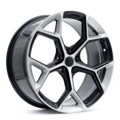 Alu kola Racing Line I5598, 19x8.5 5x112 ET32, stříbrná + černá lesklá (zátěžová)