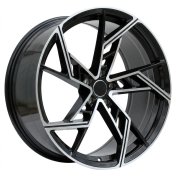 Alu kola Racing Line I5611, 20x9 5x112 ET30, černá + leštění