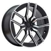 Alu kola Racing Line I5619, 20x10 5x112 ET41, černá matná + leštění (zátěžová)