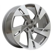 Alu kola Racing Line I5640, 20x9 5x112 ET38, šedivá + leštění