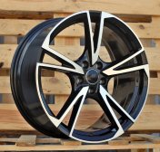 Alu kola Racing Line I5642, 19x8.5 5x112 ET35, černá + leštění