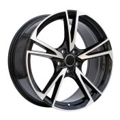 Alu kola Racing Line I5642, 18x8 5x112 ET39, černá + leštění