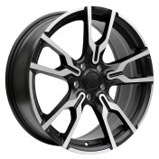 Alu kola Racing Line I5662, 18x7.5 5x112 ET45, černá matná + leštění