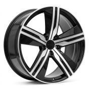 Alu kola Racing Line I5664, 22x11 5x130 ET47, černá + leštění (zátěžová)