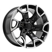 Alu kola Racing Line I6126, 18x9 6x139.7 ET12, černá + leštění (zátěžová)