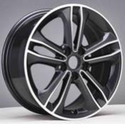 Alu kola Racing Line I7094, 17x7.5 5x112 ET54, šedivá + leštění