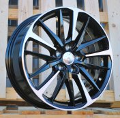 Alu kola Racing Line IN0184, 18x7 5x114.3 ET35, černá + leštění