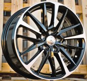 Alu kola Racing Line IN0184, 18x7 5x114.3 ET35, černá + leštění