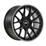 Alu kola Racing Line IN0278, 18x8 5x120 ET34, černá matná + leštěný límec