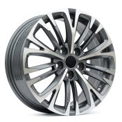 Alu kola Racing Line IN3515F, 17x7 5x114.3 ET50, šedivá + leštění