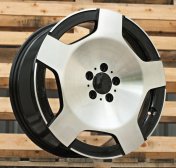 Alu kola Racing Line IN3518F, 17x7.5 5x112 ET48, černá + leštění