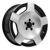Alu kola Racing Line IN3518F, 19x8 5x112 ET52, černá + leštění (zátěžová)