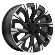 Alu kola Racing Line IN3519F, 18x7.5 5x112 ET52, černá matná + leštění (zátěžová)