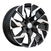Alu kola Racing Line IN3521F, 17x7 5x114.3 ET45, černá matná + leštění (zátěžová)