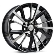 Alu kola Racing Line IN3623F, 18x7 5x114.3 ET35, černá + leštění