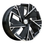 Alu kola Racing Line IN3625F, 17x7 4x100 ET37, černá + leštění