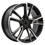 Alu kola Racing Line IN3627F, 17x7 5x100 ET46, černá matná + leštění