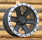 Alu kola Racing Line JT224, 17x8.5 6x139.7 ET, černá matná (zátěžová)