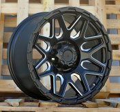 Alu kola Racing Line JT257, 17x9 6x139.7 ET, černá matná