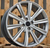 Alu kola Racing Line L1280, 17x7 4x100 ET40, černá metalíza