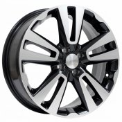 Alu kola Racing Line L2093, 17x6.5 4x100 ET43, černá + leštění