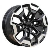 Alu kola Racing Line L2279, 18x7.5 6x114.3 ET30, černá + leštění (zátěžová)