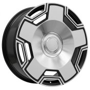 Alu kola Racing Line LTRGW105, 23x10 5x130 ET30, černá + leštění (zátěžová)