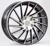 Alu kola Racing Line LU589, 20x9.5 5x120 ET38, černá + leštění