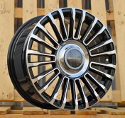 Alu kola Racing Line REW018, 18x8 10x112 ET42, černá + leštění